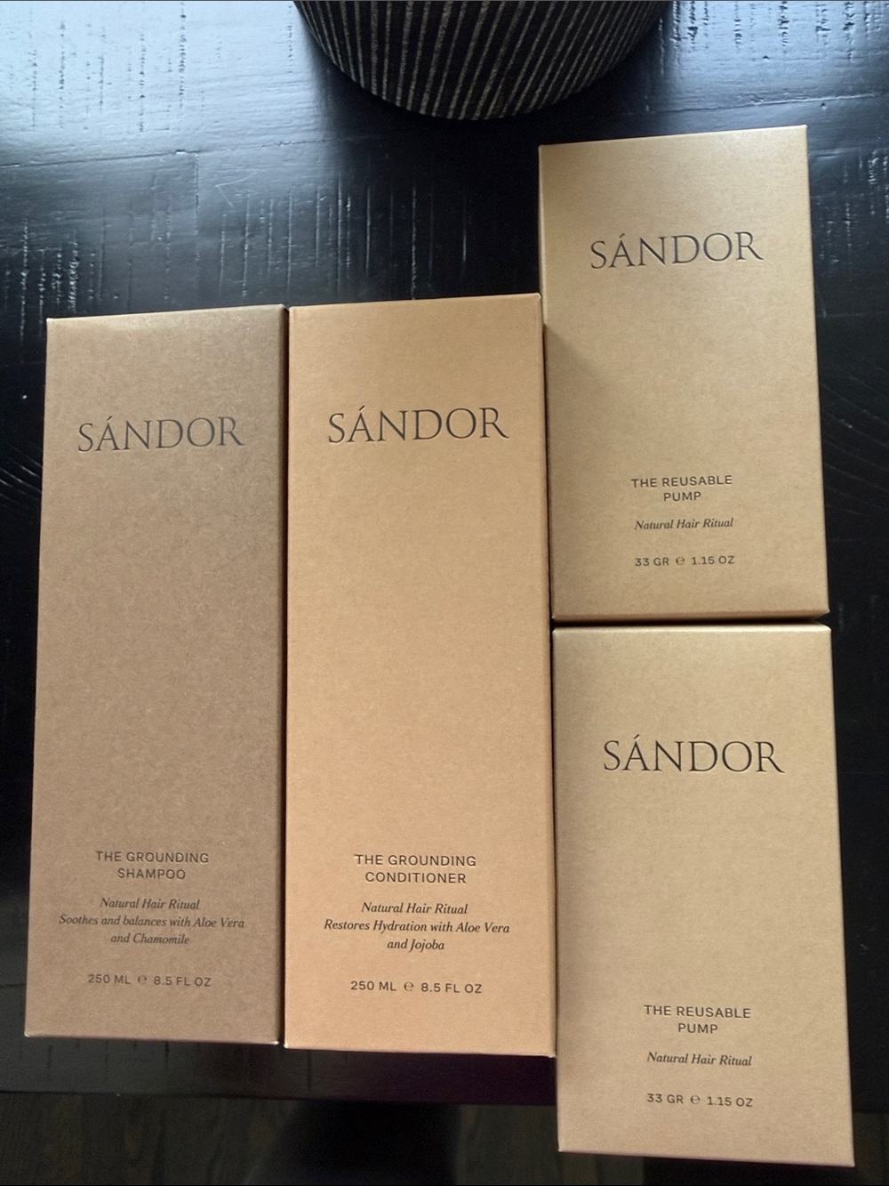 SANDOR shampoo and conditioner + 2 pumps NEW